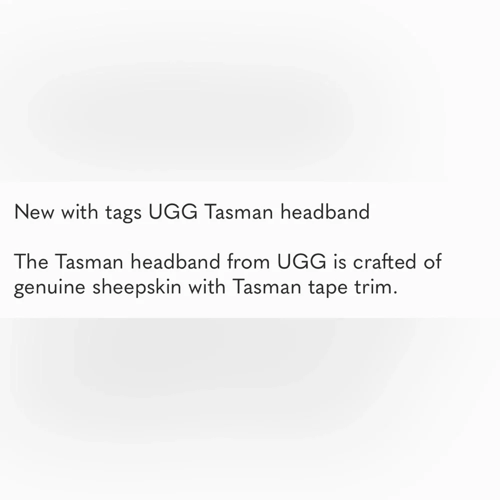 Ugg Tasman Shearling Headband  NWT